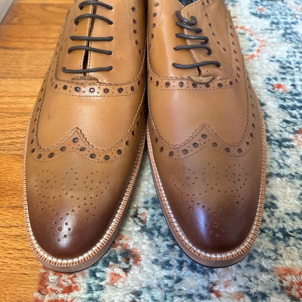 Hand made Leather wingtips from Marciante and Co